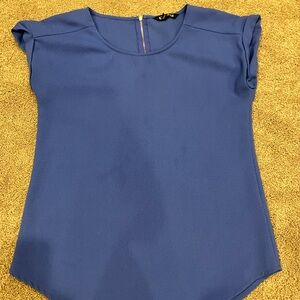 Elegant Blue Women's Top